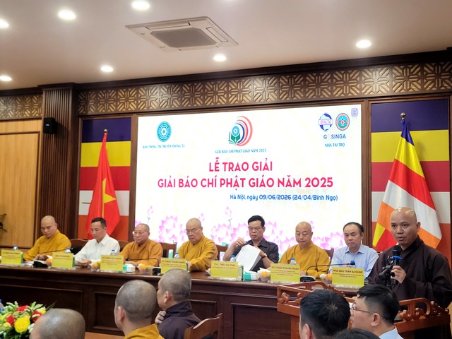35 tác phẩm báo chí lan tỏa giá trị nhân văn được vinh danh tại Giải Báo chí Phật giáo 2025 - Ảnh 1.