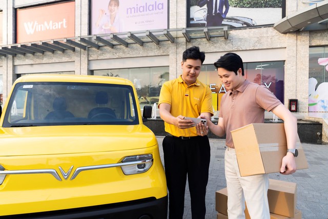 Xe điện chở hàng VinFast EC Van: Gọn trong phố, rộng khoang hàng, nhẹ khoản nuôi xe - Ảnh 1.