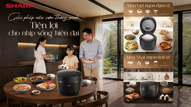 Sharp Maidaki &ndash; tinh hoa nấu cơm chuẩn Nhật cho gia đ&igrave;nh Việt - Ảnh 3.