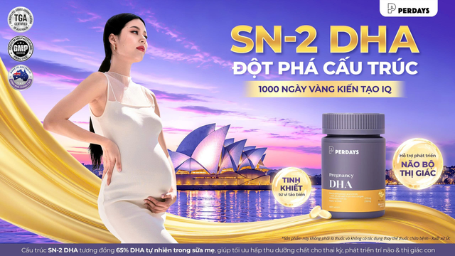 Perdays Pregnancy DHA &ndash; SN-2 DHA vi tảo &Uacute;c cho mẹ bầu - Ảnh 3.
