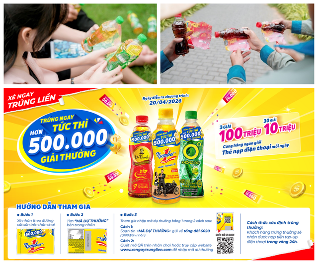 Nữ c&ocirc;ng nh&acirc;n vỡ &ograve;a khi biết m&igrave;nh tr&uacute;ng 100 triệu đồng từ chai Number 1 - Ảnh 4.