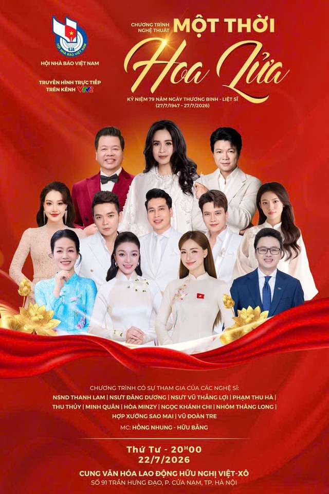 Chương tr&igrave;nh 'Một thời hoa lửa' khơi dậy niềm tự h&agrave;o v&agrave; l&ograve;ng biết ơn với c&aacute;c anh h&ugrave;ng liệt sĩ   - Ảnh 1.