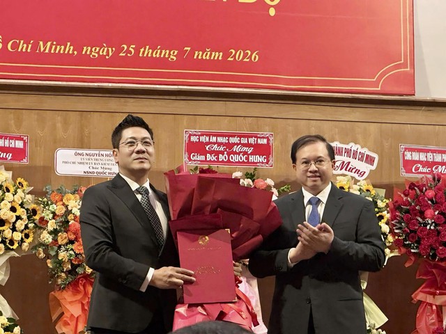 NSND Quốc Hưng trở th&agrave;nh Gi&aacute;m đốc Nhạc viện Th&agrave;nh phố Hồ Ch&iacute; Minh năm 2026 - Ảnh 1.