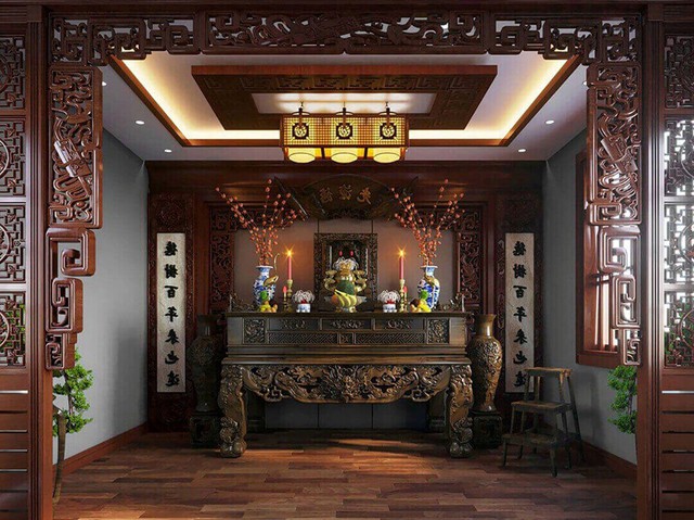 Lưu &yacute; khi treo ho&agrave;nh phi c&acirc;u đối tr&ecirc;n ban thờ tổ ti&ecirc;n, nhiều gia đ&igrave;nh đang l&agrave;m sai - Ảnh 1.