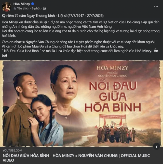 H&ograve;a Minzy tri &acirc;n Anh h&ugrave;ng d&acirc;n tộc qua ca kh&uacute;c của Nguyễn Văn Chung - Ảnh 1.