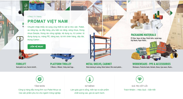 Promat &ndash; C&ocirc;ng ty b&aacute;n xe n&acirc;ng tay uy t&iacute;n tại Việt Nam 2026 - Ảnh 5.