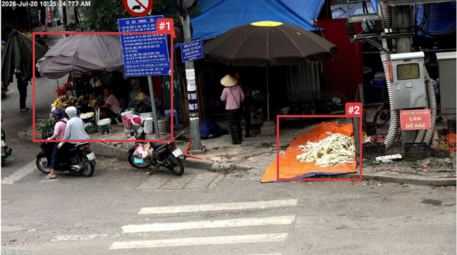H&agrave; Nội: C&ocirc;ng bố 1.861 trường hợp bị 'phạt nguội' do lấn chiếm vỉa h&egrave; tr&aacute;i ph&eacute;p - Ảnh 7.