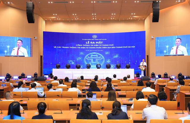H&agrave; Nội ch&iacute;nh thức ra mắt Cổng th&ocirc;ng tin điện tử H&agrave; Nội v&agrave; 140 trang th&ocirc;ng tin th&agrave;nh phần - Ảnh 3.