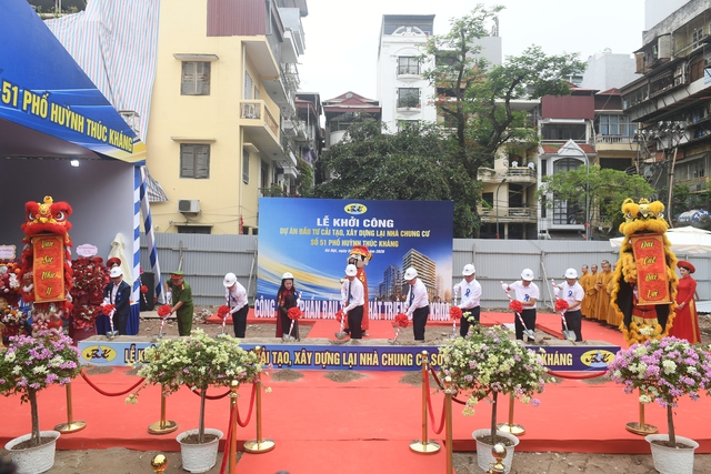 Hà Nội khởi công cải tạo chung cư 51 Huỳnh Thúc Kháng đảm bảo an toàn cho cư dân - Ảnh 3.