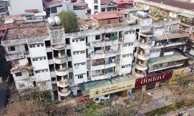 Hà Nội khởi công cải tạo chung cư 51 Huỳnh Thúc Kháng đảm bảo an toàn cho cư dân - Ảnh 4.