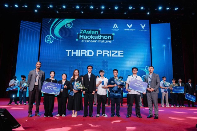 Đội thi Singapore giành quán quân Asian Hackathon for Green Future 2026 lần đầu tiên tổ chức tại Việt Nam - Ảnh 3.