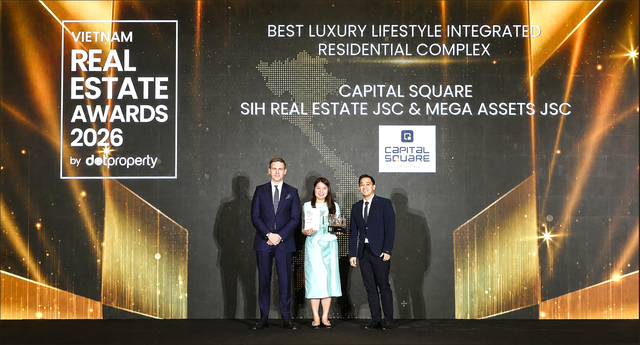 Capital Square được vinh danh: Dự án tổ hợp nhà ở kiến tạo chuẩn mực sống sang tốt nhất Việt Nam 2026 - Ảnh 1.