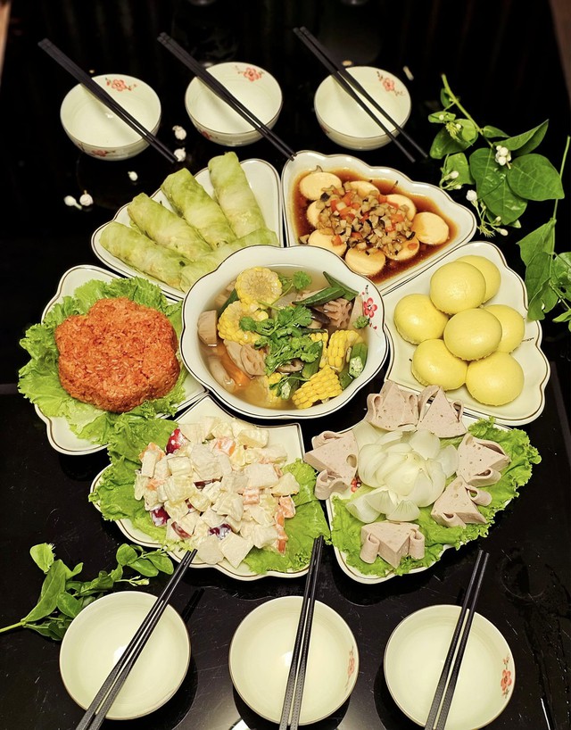 10 m&acirc;m cơm chay đẹp mắt cho Rằm th&aacute;ng 7 tiết kiệm v&agrave; dễ l&agrave;m - Ảnh 6.