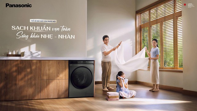 Panasonic chăm s&oacute;c sức khỏe to&agrave;n diện với thế hệ m&aacute;y giặt mới - Ảnh 1.