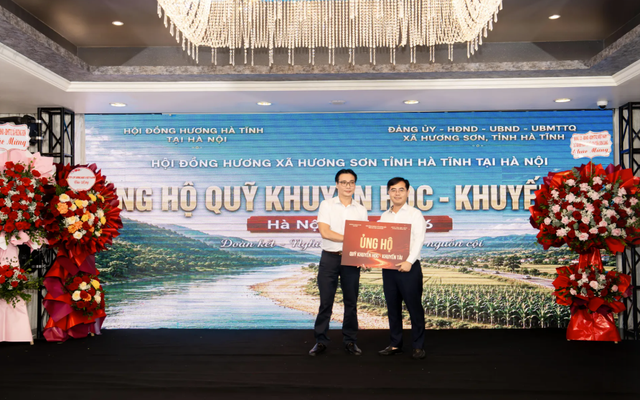 Ra mắt Hội đồng hương x&atilde; Hương Sơn tại H&agrave; Nội, kết nối nguồn lực hướng về qu&ecirc; hương - Ảnh 14.