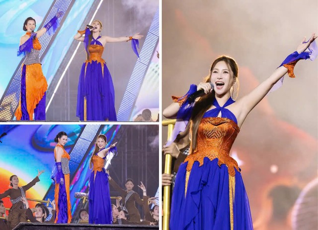Hương Tr&agrave;m h&aacute;t giọng miền T&acirc;y trong concert quốc gia - Ảnh 2.