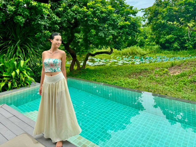 Nhan sắc tuổi 36 của Á hậu Hoàng Oanh - Ảnh 4.