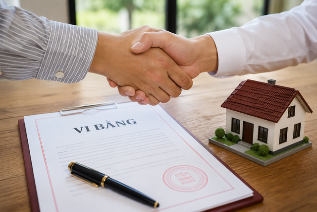 Mua nhà đất bằng vi bằng: Giá rẻ nhưng liệu có an toàn? - Ảnh 1.