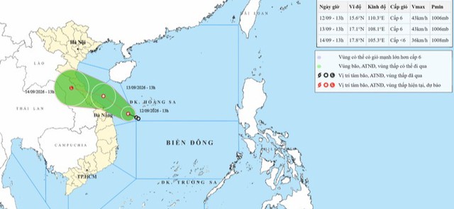 Tin s&aacute;ng 13/9: &Aacute;p thấp nhiệt đới hướng v&agrave;o v&ugrave;ng biển Đ&agrave; Nẵng; H&agrave; Nội triển khai gi&aacute;o dục AI từ lớp 1 đến lớp 12 - Ảnh 1.