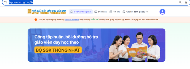 Thiếu SGK giấy, học sinh c&oacute; thể sử dụng s&aacute;ch điện tử miễn ph&iacute; - Ảnh 1.