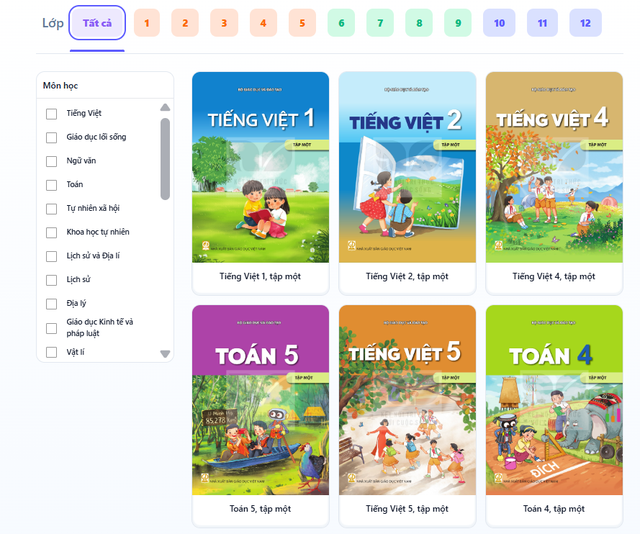 Thiếu SGK giấy, học sinh c&oacute; thể sử dụng s&aacute;ch điện tử miễn ph&iacute; - Ảnh 2.