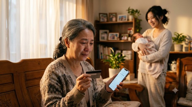 Chăm con d&acirc;u ở cữ 30 ng&agrave;y, mẹ chồng bật kh&oacute;c khi xem số dư trong thẻ - Ảnh 1.