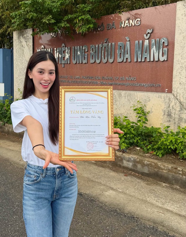 Tiểu Vy kỷ niệm 8 năm đăng quang Hoa hậu Việt Nam 2018 với hoạt động &yacute; nghĩa - Ảnh 3.