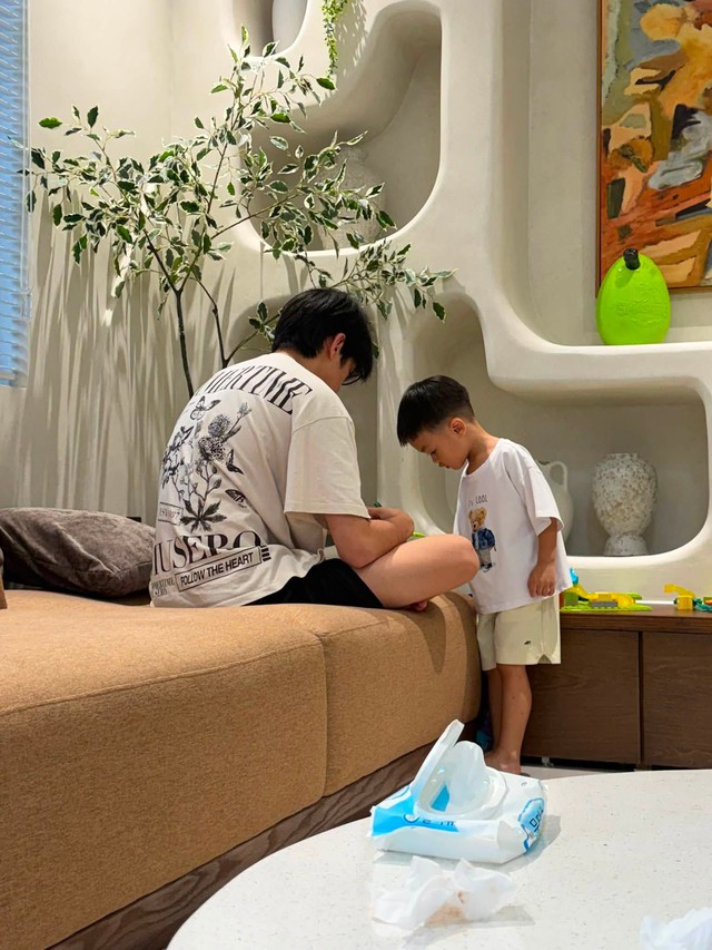 3 con nh&agrave; Cường Đ&ocirc; la b&igrave;nh y&ecirc;n b&ecirc;n nhau trong ng&agrave;y nghỉ lễ - Ảnh 4.