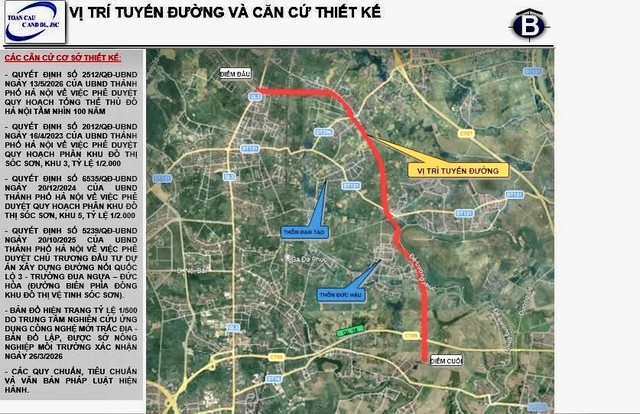 Hà Nội công bố tuyến giao thông trọng điểm kết nối đô thị vệ tinh Sóc Sơn - Ảnh 2.