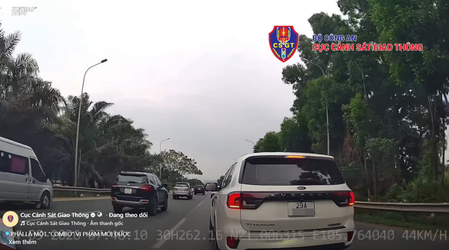 T&agrave;i xế H&agrave; Nội bị phạt 23 triệu đồng, trừ 6 điểm giấy ph&eacute;p l&aacute;i xe vi phạm h&agrave;ng loạt lỗi tr&ecirc;n đường cao tốc - Ảnh 3.