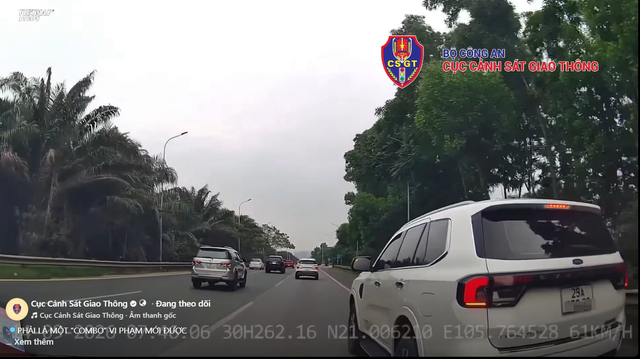 T&agrave;i xế H&agrave; Nội bị phạt 23 triệu đồng, trừ 6 điểm giấy ph&eacute;p l&aacute;i xe vi phạm h&agrave;ng loạt lỗi tr&ecirc;n đường cao tốc - Ảnh 1.