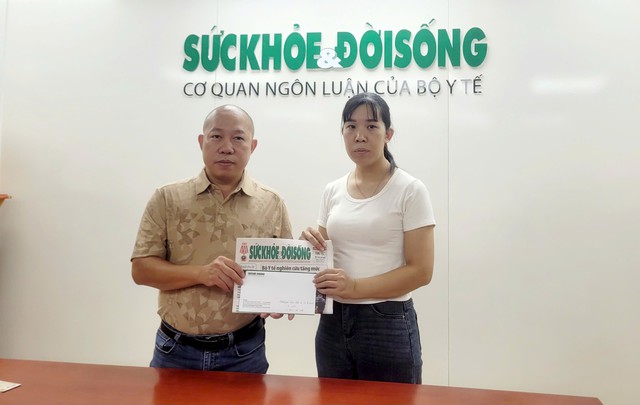 Tình cảm của bạn đọc Báo Sức khỏe và Đời sống gửi đến cô bé 16 tuổi phải gác việc học vì ung thư - Ảnh 1.