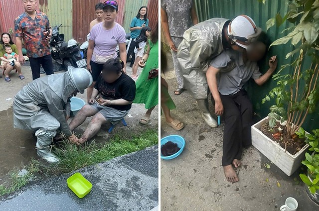 H&agrave; Nội: Kịp thời giải cứu 2 người mắc kẹt trong vụ ch&aacute;y nh&agrave; 5 tầng ở phường Ho&agrave;ng Mai - Ảnh 3.