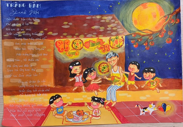 Trao giải Cuộc thi vẽ tranh - l&agrave;m thơ "Kể chuyện dưới Trăng" - Ảnh 1.