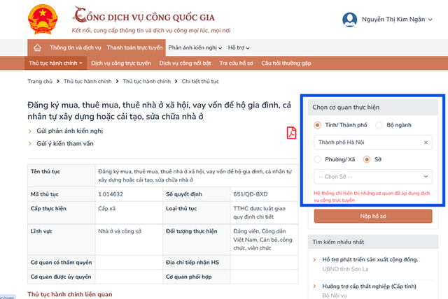 Hướng dẫn thực hiện 7 bước đăng k&yacute; mua/thu&ecirc; nh&agrave; ở x&atilde; hội, người d&acirc;n n&ecirc;n biết để hưởng quyền lợi - Ảnh 5.