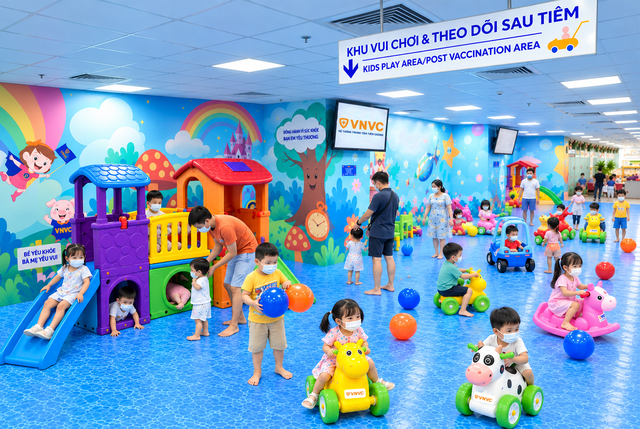 C&oacute; đến 25.000 trẻ ti&ecirc;m vắc xin tay ch&acirc;n miệng chỉ sau 5 ng&agrave;y VNVC ra mắt - Ảnh 1.
