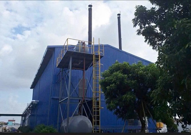 Ninh B&igrave;nh: X&atilde; Giao Thủy y&ecirc;u cầu C&ocirc;ng ty Nice Power khắc phục t&igrave;nh trạng ph&aacute;t thải kh&oacute;i đen - Ảnh 1.