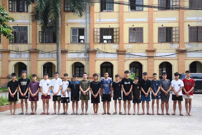 Ph&uacute; Thọ: 18 thanh thiếu ni&ecirc;n mang hung kh&iacute; đi "giải quyết m&acirc;u thuẫn", sa lưới nhờ camera AI - Ảnh 3.