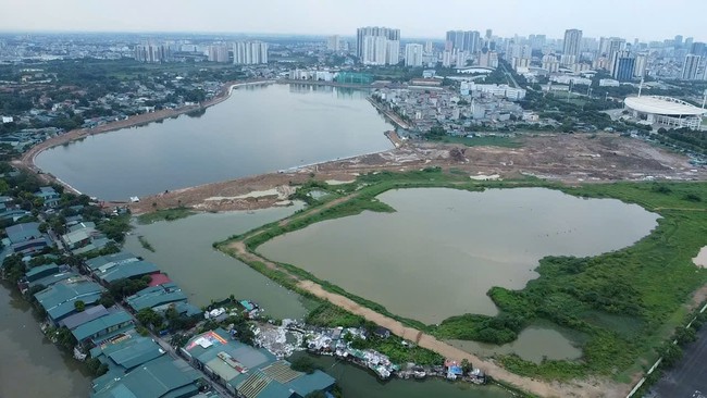 Hồ điều h&ograve;a Ph&uacute; Đ&ocirc; gấp r&uacute;t ho&agrave;n thiện để chống ngập ph&iacute;a T&acirc;y H&agrave; Nội - Ảnh 1.