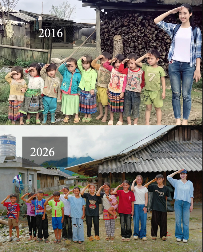 Đỗ Mỹ Linh trở lại Cu Vai sau 10 năm: Hành trình ý nghĩa gây sốt mạng xã hội - Ảnh 2.
