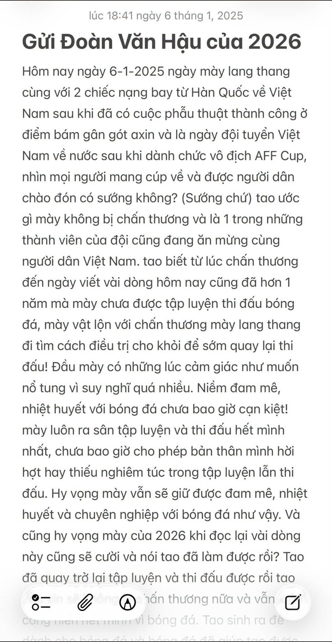 Đo&agrave;n Văn Hậu chia sẻ t&acirc;m thư x&uacute;c động , Do&atilde;n Hải My g&acirc;y ch&uacute; &yacute; trong h&agrave;nh tr&igrave;nh trở lại - Ảnh 2.