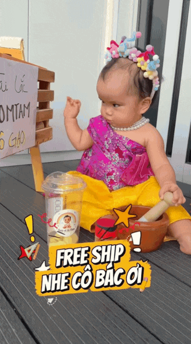 Khoảnh khắc đáng yêu của bé Gạo 1 tuổi nhà Ngô Thanh Vân và Huy Trần - Ảnh 3.