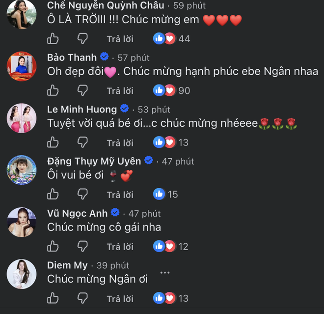 Khả Ng&acirc;n v&agrave; Nhan Ph&uacute;c Vinh ch&iacute;nh thức đ&iacute;nh h&ocirc;n , Đồng nghiệp ch&uacute;c mừng rộn r&agrave;ng - Ảnh 5.