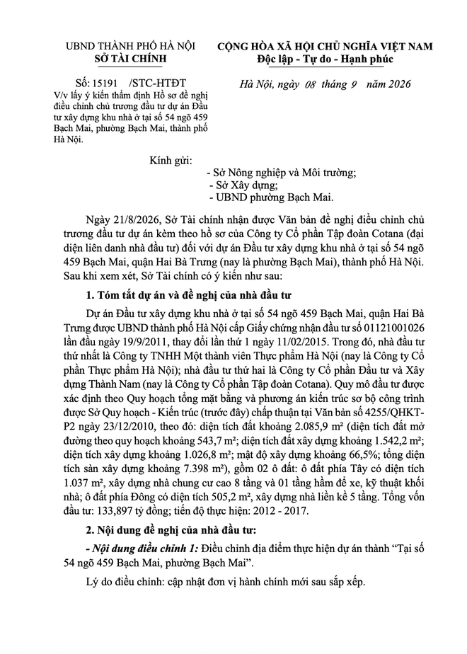 Lỗ hổng hợp đồng BCC tại dự án 459 Bạch Mai và nguy cơ thất thoát ngân sách - Ảnh 4.