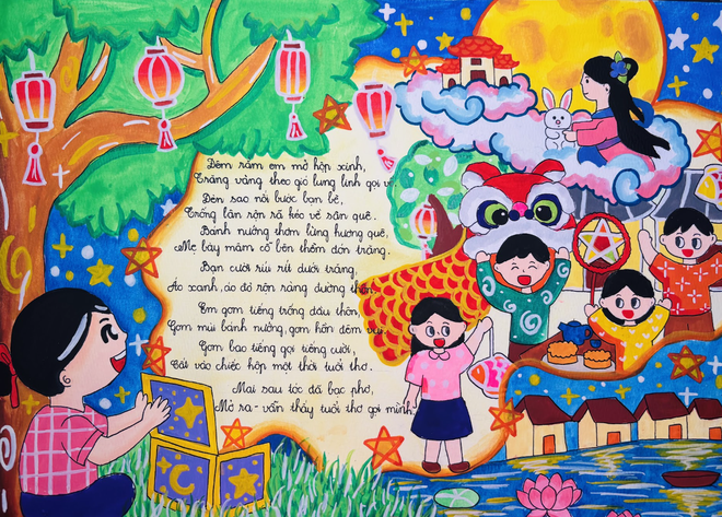 Trao giải Cuộc thi vẽ tranh - l&agrave;m thơ "Kể chuyện dưới Trăng" - Ảnh 3.