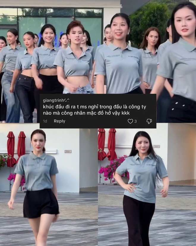 Đồng phục Miss Universe Vietnam 2026 bị ch&ecirc; V&igrave; thiết kế k&eacute;m ấn tượng - Ảnh 4.