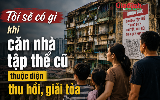 Căn nhà tập thể cũ thuộc diện thu hồi, giải tỏa nhiều người dân canh cánh những băn khoăn này