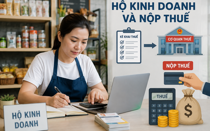 Hộ kinh doanh phải nộp thuế bao nhiêu khi có doanh thu dưới 1 tỷ đồng/năm