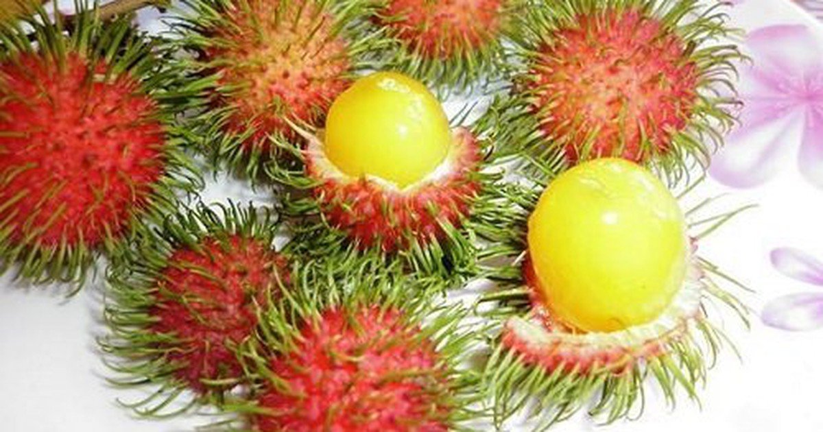 Chôm chôm lạ vàng như lòng đỏ trứng muối: Vừa thử vừa lo
