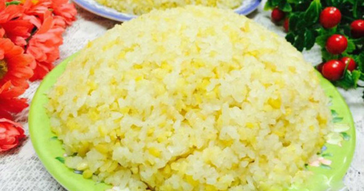 Cách nấu xôi đậu xanh dẻo thơm bằng nồi cơm điện